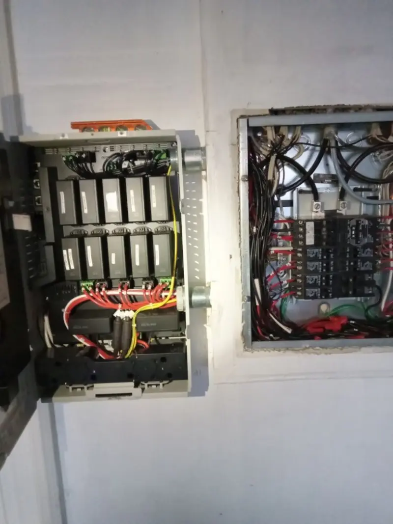 Electrical panel upgrade completed for Indoor Lighting Installation in Brookhaven